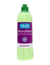 Recambio fregona microfibra tiras verde