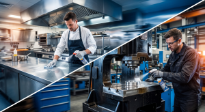 Lee más sobre el artículo ¿Cuál es el mejor desengrasante para cocinas profesionales y maquinaria industrial?