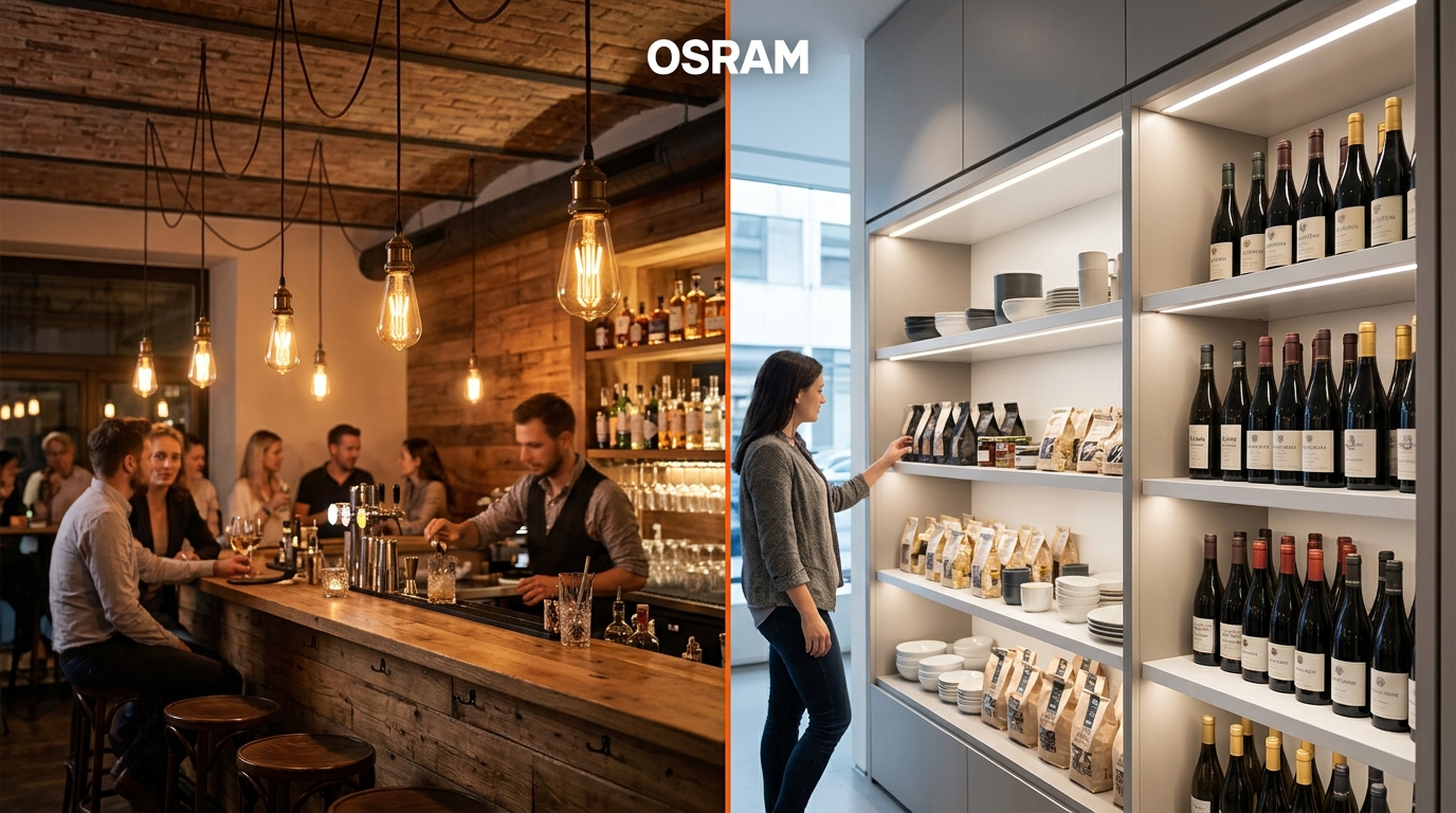 En este momento estás viendo Bombillas OSRAM: lineales y filamento decorativo para dar estilo a tu negocio